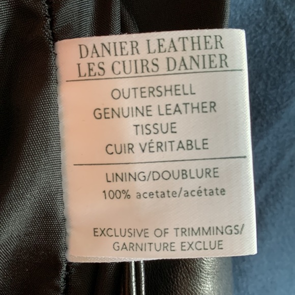 Danier leather Lorna pencil skirt size 12 - Picture 9 of 9